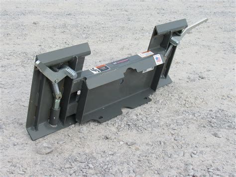 skid steer plug adapter|universal skid steer attachment plate.